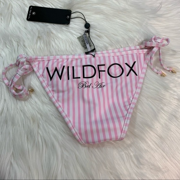 NWT Wildfox Hamburger/Club Stripe Bikini Bottom - Picture 10 of 13